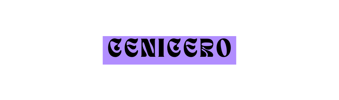 CENICERO