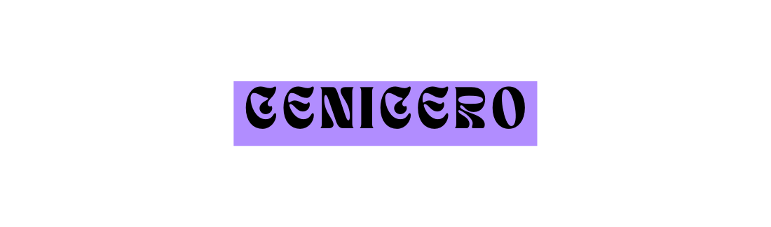 CENICERO